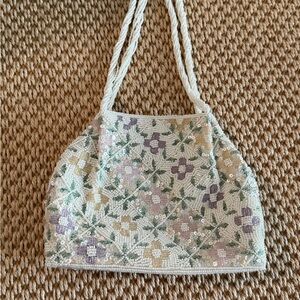 Floral Beaded Bag